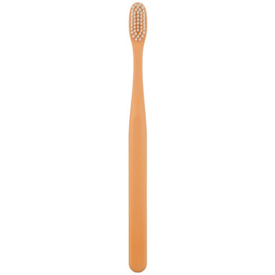 Dental Care "Nano Silver Pectrum Toothbrush" Зубная щетка c наночастицами серебра и сверхтонкой двойной щетиной, средней жесткости и мягкой, цвет: пастельный оранжевый, 1 шт. (фото, вид 2)