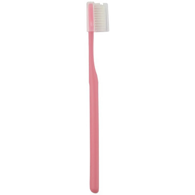 Dental Care "Nano Silver Pectrum Toothbrush" Зубная щетка c наночастицами серебра и сверхтонкой двойной щетиной, средней жесткости и мягкой, цвет: пепельная роза, 1 шт. (фото, вид 1)
