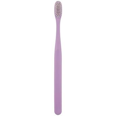 Dental Care "Nano Silver Pectrum Toothbrush" Зубная щетка c наночастицами серебра и сверхтонкой двойной щетиной, средней жесткости и мягкой, цвет: светло-фиолетовый, 1 шт. (фото, вид 2)