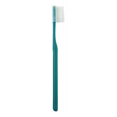 Dental Care "Nano Silver Pectrum Toothbrush" Зубная щетка c наночастицами серебра и сверхтонкой двойной щетиной, средней жесткости и мягкой, цвет: сине-зеленый, 1 шт. (фото, вид 2)