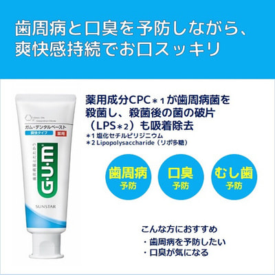 Sunstar "Gum Dental Paste Refreshing Type"       ,    , 120 . (,  2)