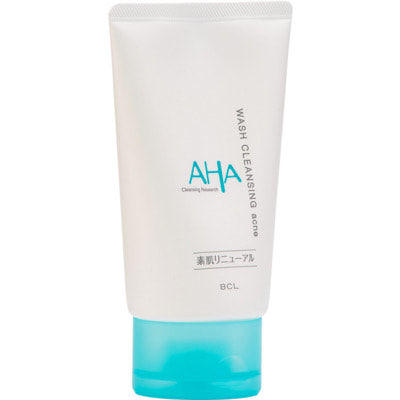 BCL "AHA Cleansing Research Wash Cleansing Acne" Пенка для умывания для проблемной кожи, с фруктовыми кислотами, 120 гр. (фото, вид 2)