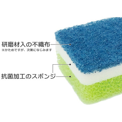 Ohe Corporation "New Touch Strong Sponge"    , ,   . (,  4)