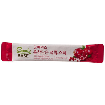 Cheong Kwan Jang "Korean Red Ginseng with Pomegranate Stick" Напиток красного корейского женьшеня с гранатом, в стиках, 10 мл х 30 пакетиков. (фото, вид 4)