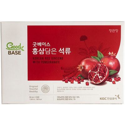 Cheong Kwan Jang "Korean Red Ginseng with Pomegranate" Напиток красного корейского женьшеня с гранатом, 50 мл х 30 пакетиков. (фото, вид 1)