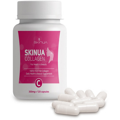 Skinua "Premium Collagen" 100% Премиум морской коллаген, 300 мг х 120 капсул. (фото, вид 1)