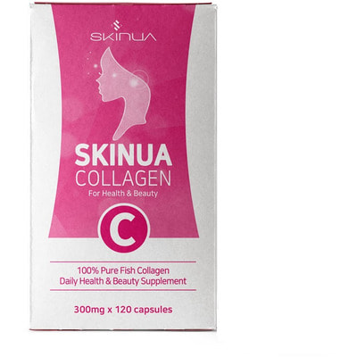 Skinua "Premium Collagen" 100% Премиум морской коллаген, 300 мг х 120 капсул. (фото, вид 2)