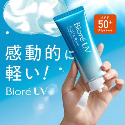 KAO "Biore UV Aqua Rich Watery Essence SPF 50+ PA++++"       ,       , 70 . (,  3)