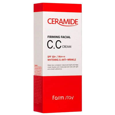 FarmStay "Ceramide Firming Facial CC Cream SPF 50+"     , 50 . (,  2)