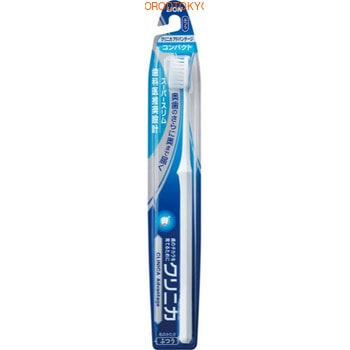 Lion "Clinica Advantage" Компактная 4-рядная зубная щётка с плоским срезом, с тонкой ручкой, средней жёсткости, 1 шт.