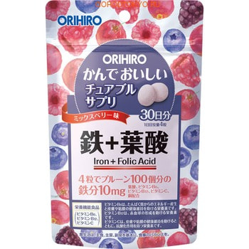 Orihiro БАД Железо с витаминами "Орихиро", 120 таблеток.