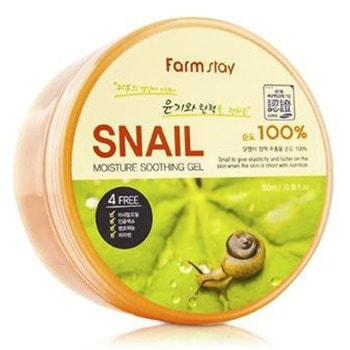 FarmStay "Snail Moisture Soothing Gel" Многофункциональный смягчающий гель с экстрактом улитки, 300 мл. (фото)