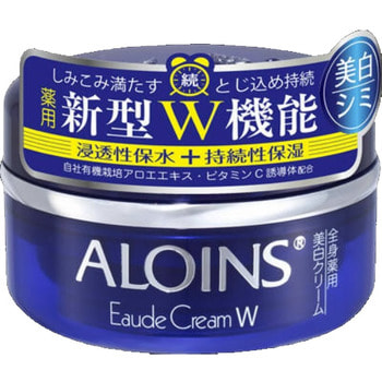 Aloins "Eaude Cream W" Увлажняющий крем для лица и тела с экстрактом алоэ и плацентой, 120 г. (фото)