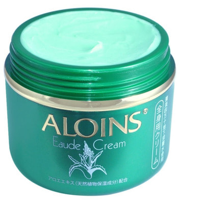 Aloins "Eaude Cream" Крем для тела с экстрактом алоэ (с лёгким ароматом трав), 185 г. (фото)