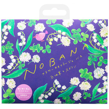 Charley "Nobana" Соль-саше для ванн увлажняющая "Белый клевер и лилия", с ароматом цветущих лилий, 30 г. (фото)