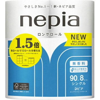 Nepia "Long Roll"   , 90 , 8 .