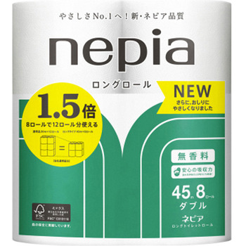 Nepia "Long Roll"   , 45 , 8 .
