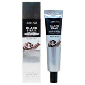 Lebelage "Black Snail Eye Cream" Крем с муцином чёрной улитки для области вокруг глаз, 40 мл.