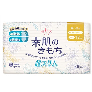 Daio Paper Japan "Elis Megami Ultra Slim Mini+"    , (  (+), 17 , 36 .