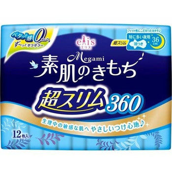Daio Paper Japan "Elis Megami Ultra Slim Super+"     , c  (+), 36 , 12 .