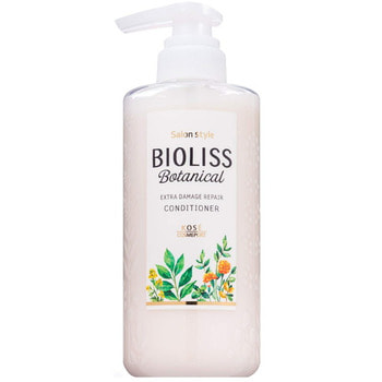 Kose Cosmeport "Salon Style - Bioliss Botanical" Восстанавливающий кондиционер для поврежденных волос с маслом жожоба и арганы, фруктово-цветочный аромат, 480 мл. (фото)