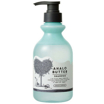 Cosme Company "Ahalo Butter Shampoo Smooth Repair" Восстанавливающий пенный шампунь для гладкости, блеска и здорового роста волос, без сульфатов и силикона, 500 мл.