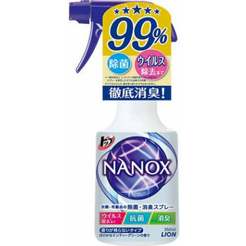 Lion "Top Nanox" Дезинфицирующий и дезодорирующий спрей для одежды и изделий из ткани, 350 мл. (фото)