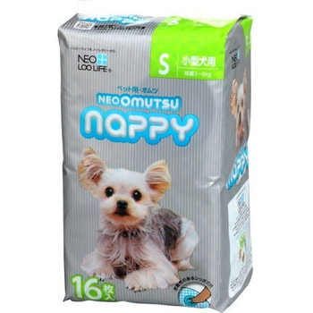 Neo Loo Life "Neoomutsu" Подгузники для собак (девочки), размер S (3-6 кг.), 16 шт.