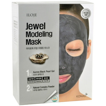 Konad "Jewel Modeling Mask Aurora Black Pearl"       , 5 /:   50 .;   5 . + .