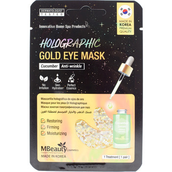 MBeauty "Holographic Gold Cucumber Eye Zone Mask"      , 1 .