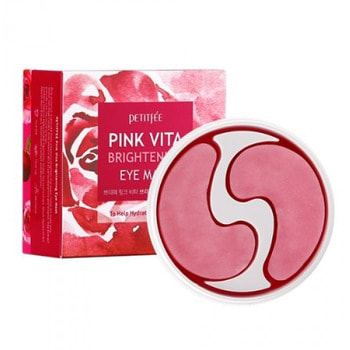 Petitfee "Pink Vita Brightening Eye Mask"            , 60 . ()