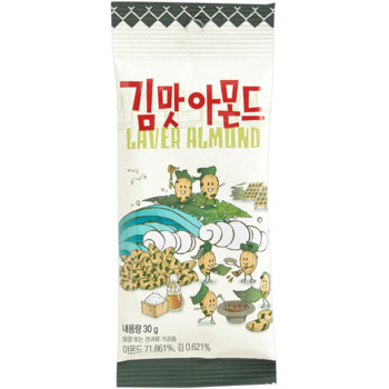 Kukje "Seaweed flavor almond"     , 30 .
