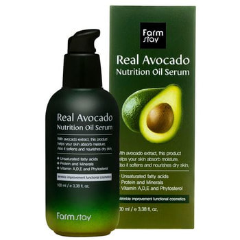 FarmStay "Real Avocado Nutrition Oil Serum"     , 100 .