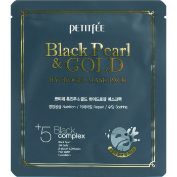Petitfee "Black Pearl & Gold Hydrogel Mask Pack"         , 32 . ()