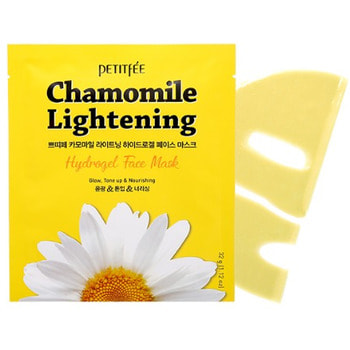 Petitfee "Chamomile Lightening Hydrogel Face Mask"    ,   , 32 . ()