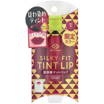 Sana "Maikohan liquid matte lip 03" Жидкий полуматовый тинт для губ, тон 05, каштан. (фото)