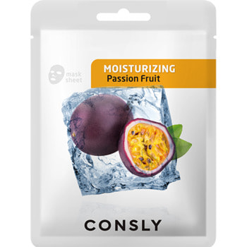 Consly "Passion Fruit Moisturizing Mask Pack" Увлажняющая тканевая маска с экстрактом маракуйи, 20 мл.