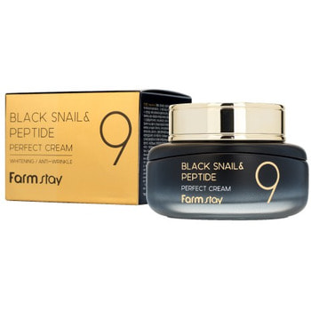 FarmStay "Black Snail & Peptide 9 Perfect Cream"        9 , 55 .