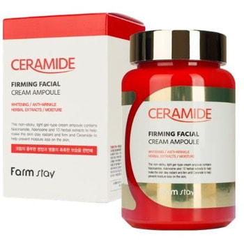 FarmStay "Ceramide Firming Facial Cream Ampoule" Укрепляющий ампульный крем-гель с керамидами, 250 мл.