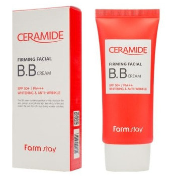 FarmStay "Ceramide Firming Facial BB Cream SPF 50+/PA+++" Укрепляющий ВВ крем с керамидами, SPF 50+/PA+++, 50 гр.