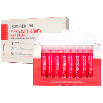 FarmStay "Derma cube Pink Salt Therapy Hair Filler"       , 13  * 10 .