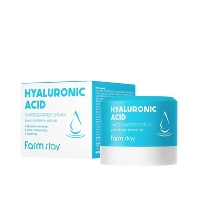 FarmStay "Hyaluronic Acid Water Barrier Cream" Увлажняющий защитный крем с гиалуроновой кислотой, 80 мл.
