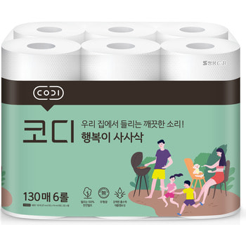 Ssangyong "Codi Kitchen Towel"   , , ,  130  * 6 .