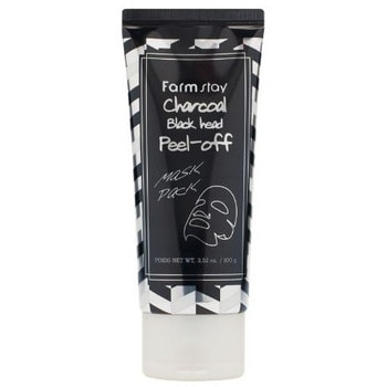FarmStay "Charcoal Black Head Peel-off Mask Pack"  -  , 100 .