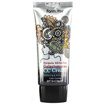 FarmStay "Formula All-In-One Galactomyces CC Cream SPF50+/PA+++" СС крем с ферментом галактомисиса SPF50+/PA+++, 50 гр.