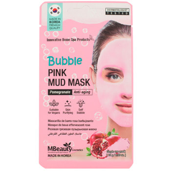 MBeauty "Bubble Pink Mud Mask"           , 10 .