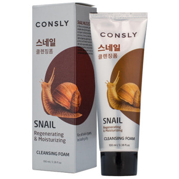 Consly "Snail Mucus Regenerating Creamy Cleansing Foam"        , 100 .