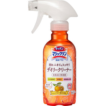 KAO "Magiclean Kitchen deodorant plus – Магия Чистоты" Очищающий спрей для кухни с дезодорирующим и дезинфицирующим эффектом, с освежающим ароматом апельсина, 300 мл. (фото)