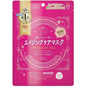 Kose Cosmeport "Clear Turn Princess Veil Aging Care Mask"      5--1,   - , 8 .