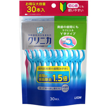 Lion "Clinica" Y-образная зубная нить для чистки межзубного пространства, 30 шт.